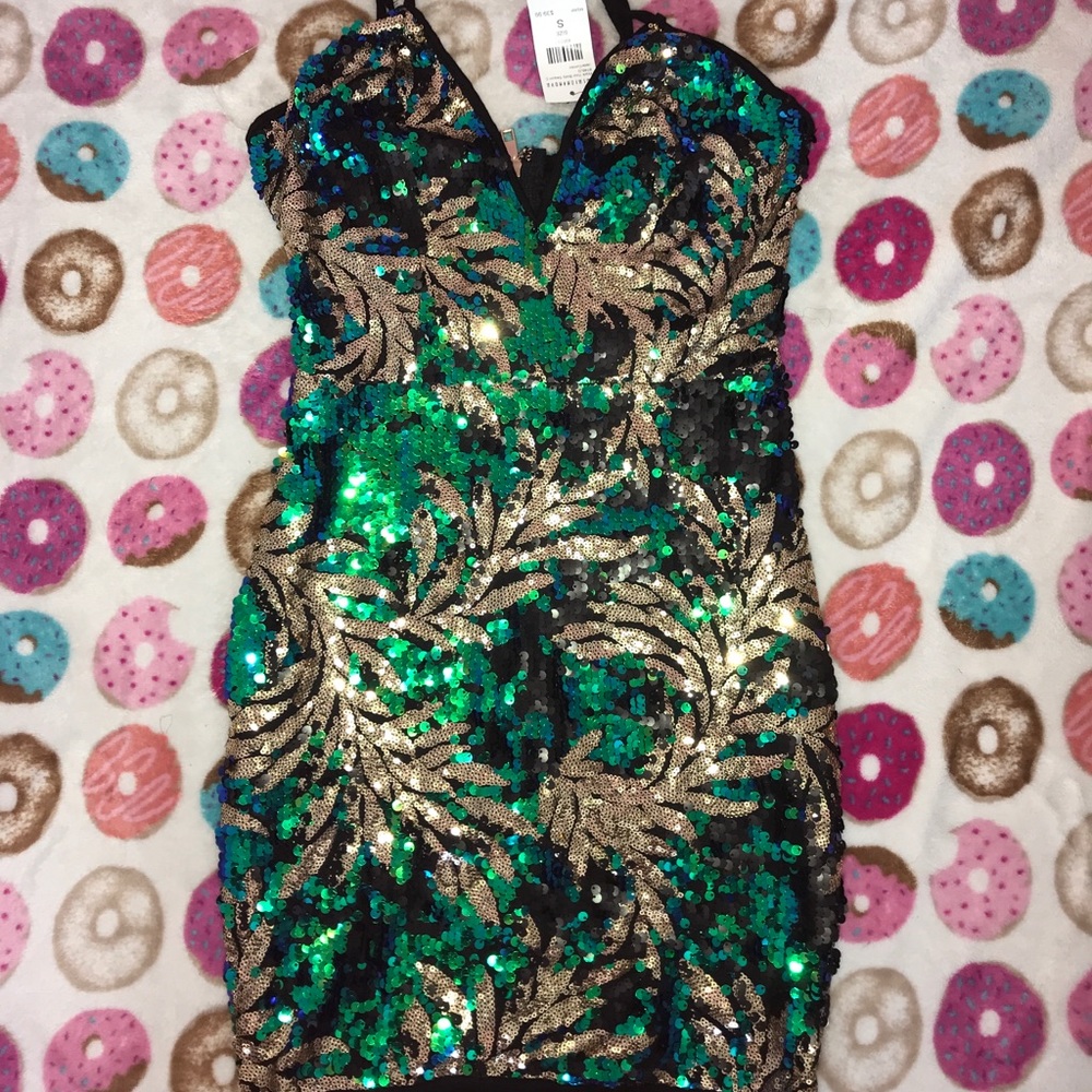 Sequins Fashion Nova Mini Dress